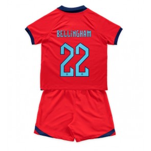 England Jude Bellingham #22 Udebanesæt Børn VM 2022 Kort ærmer (+ korte bukser)